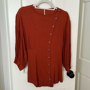 Free People Button Top